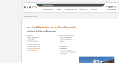 Desktop Screenshot of elero.ch
